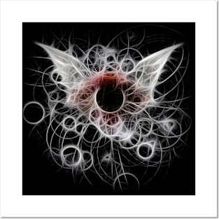 Winged Eye Abstract Posters and Art